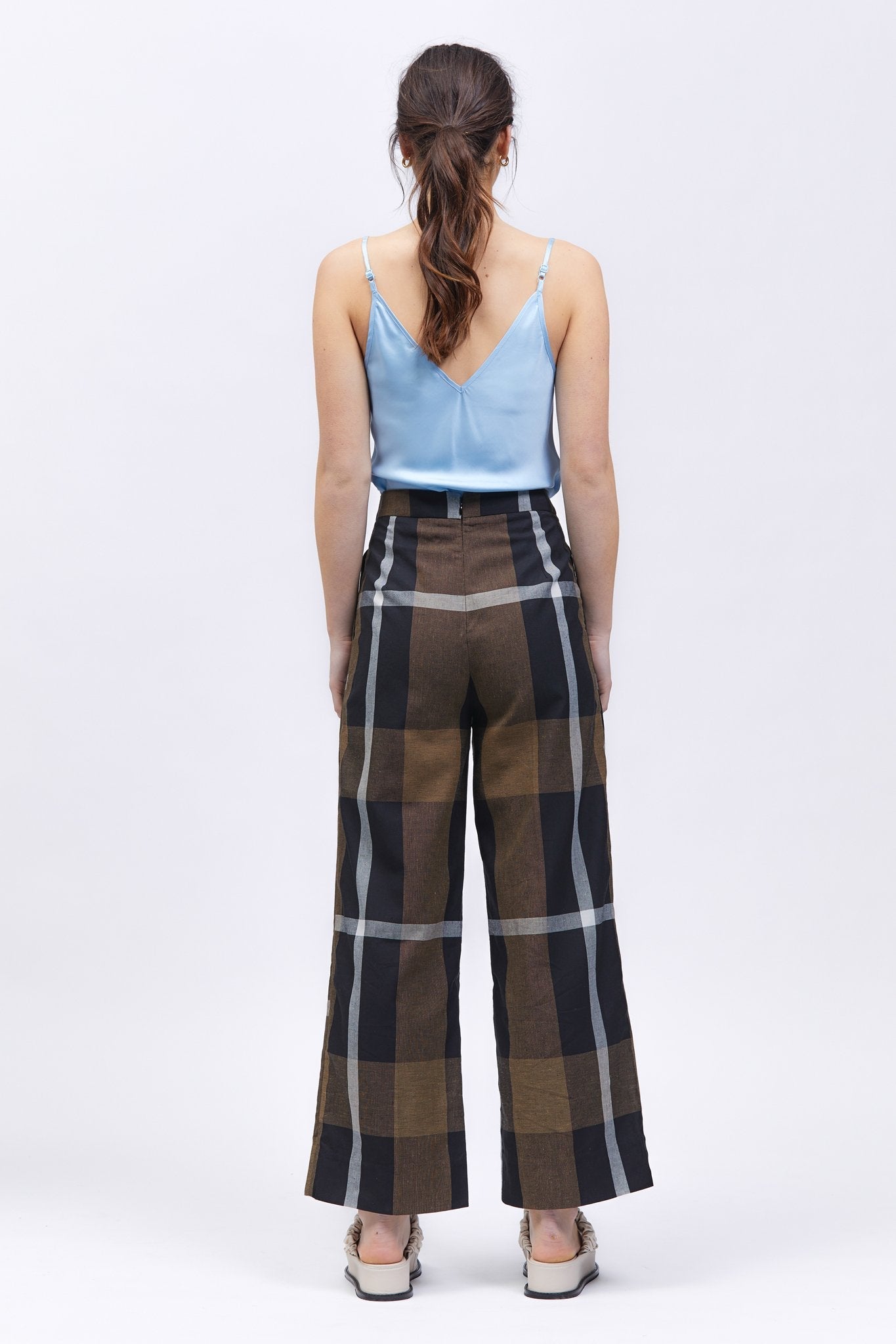 Echedo Pant Brown Check