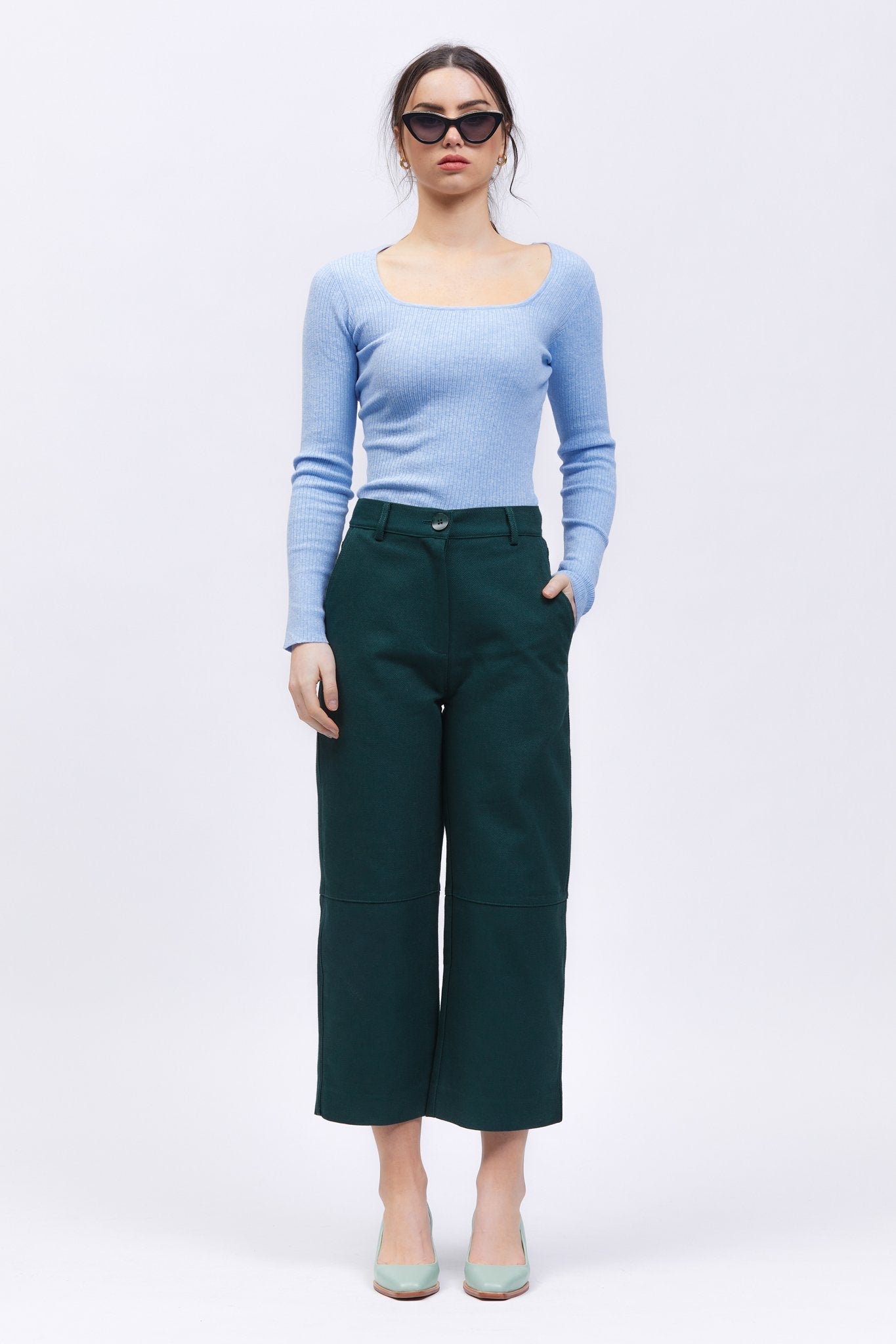 Isora Pant Dark Green