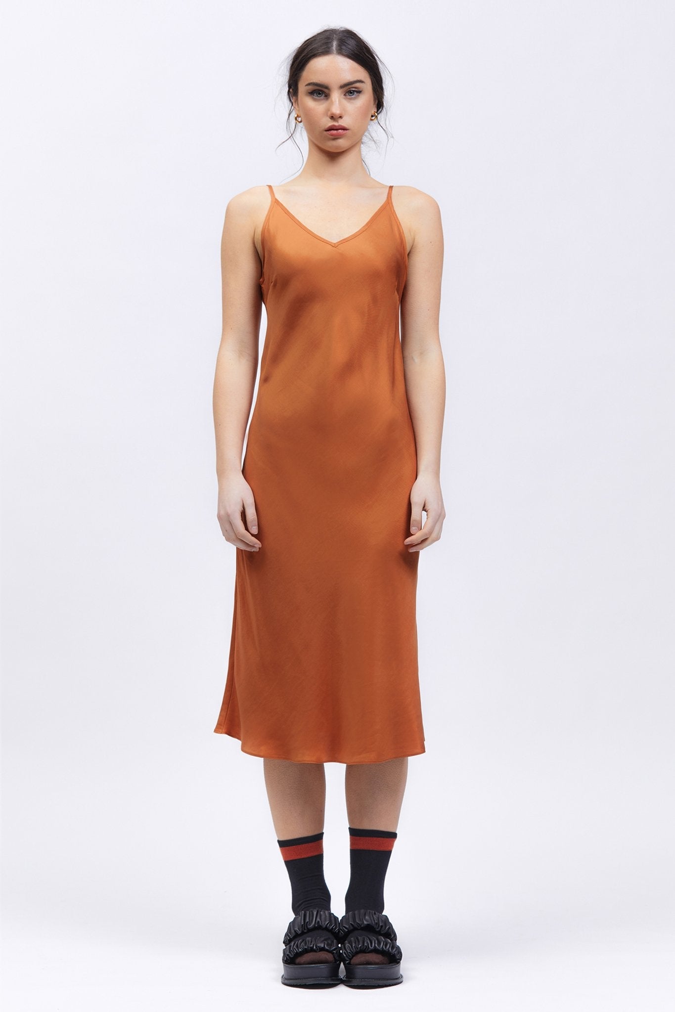 La Caleta Dress Rust