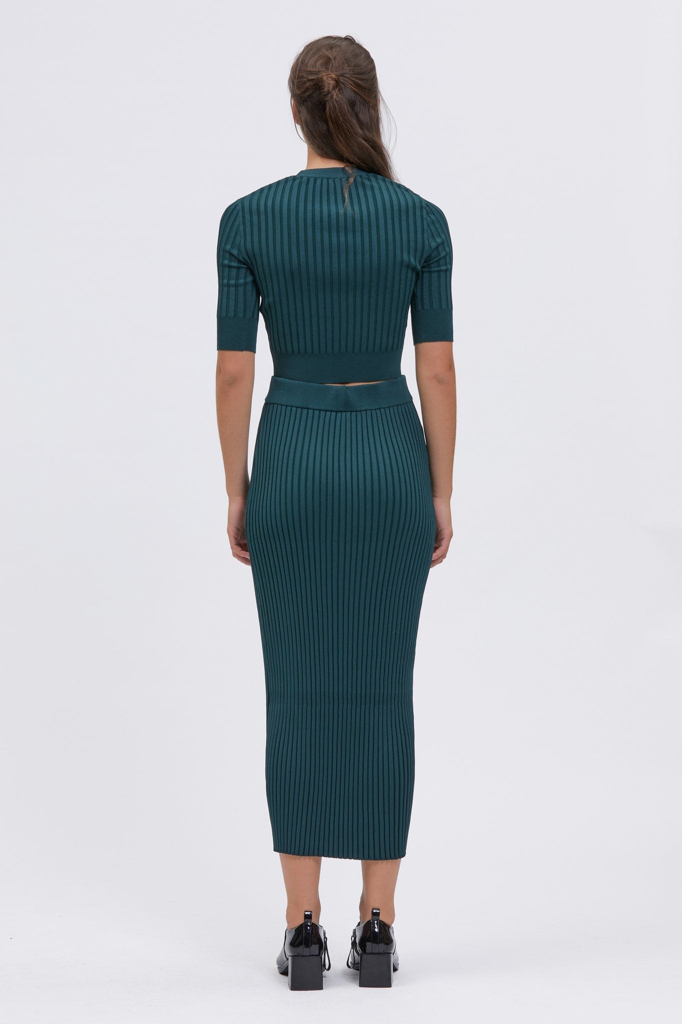 Nyora Top Dark Green