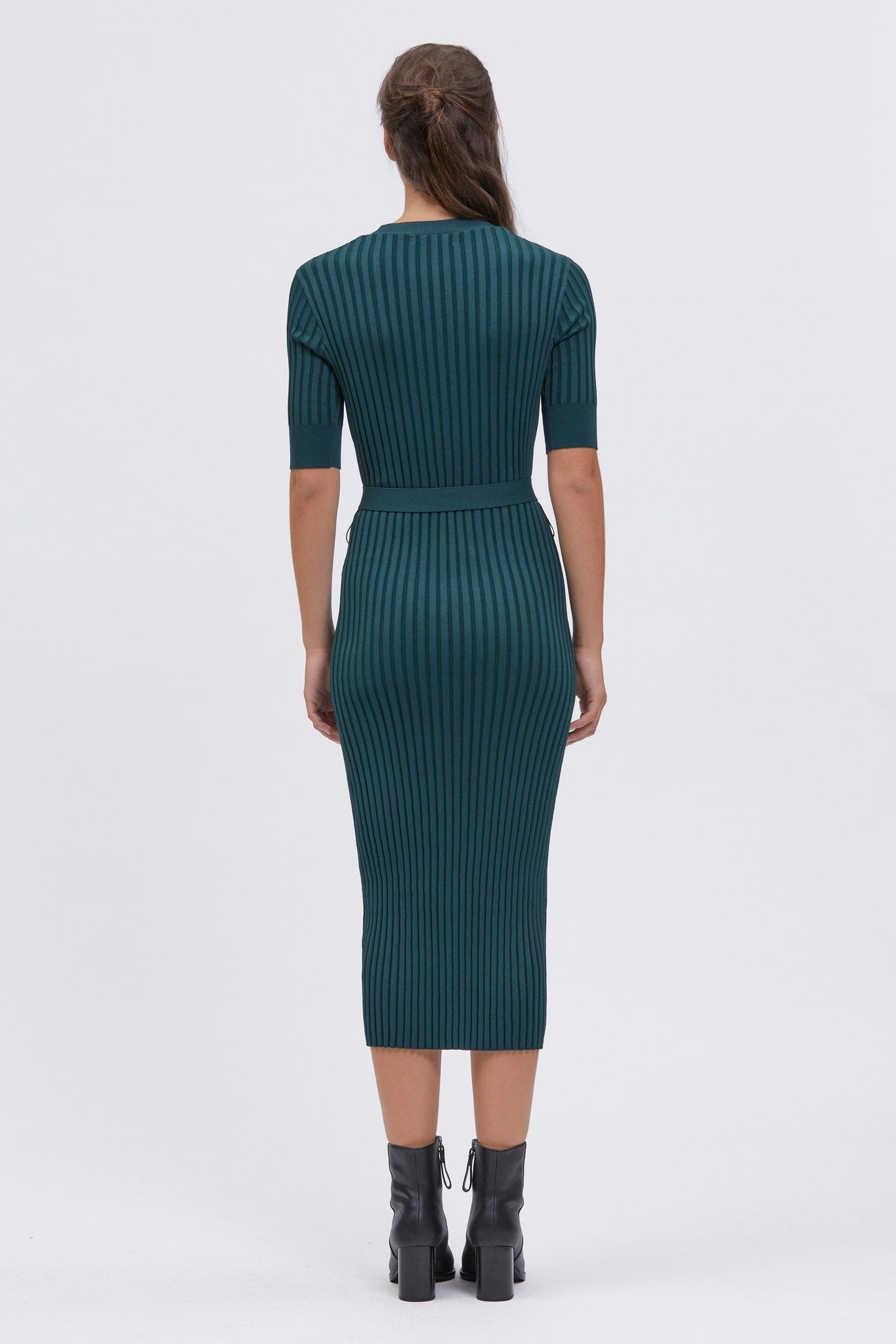 Paterson Dress Dark Green