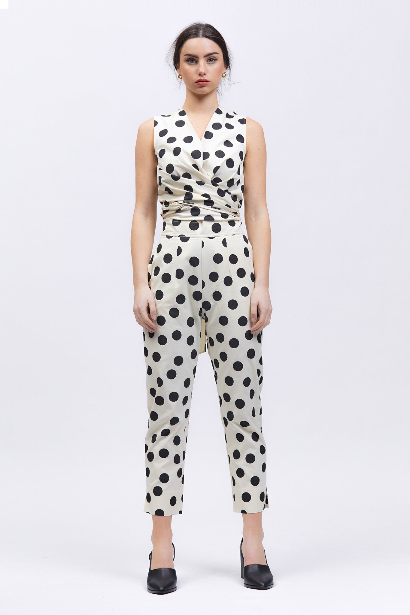 San Andres Pant Cream/Black Spot