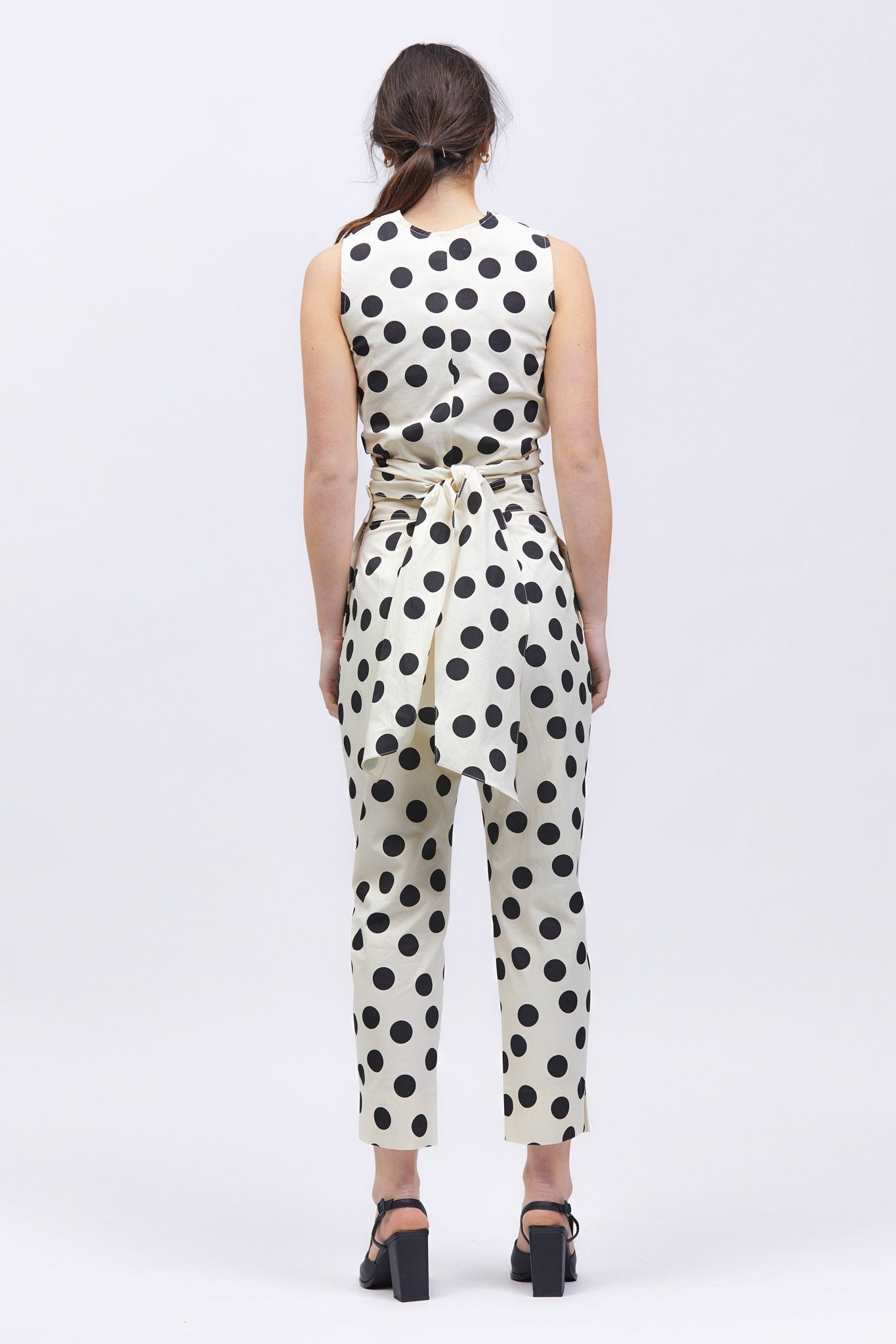 San Andres Pant Cream/Black Spot