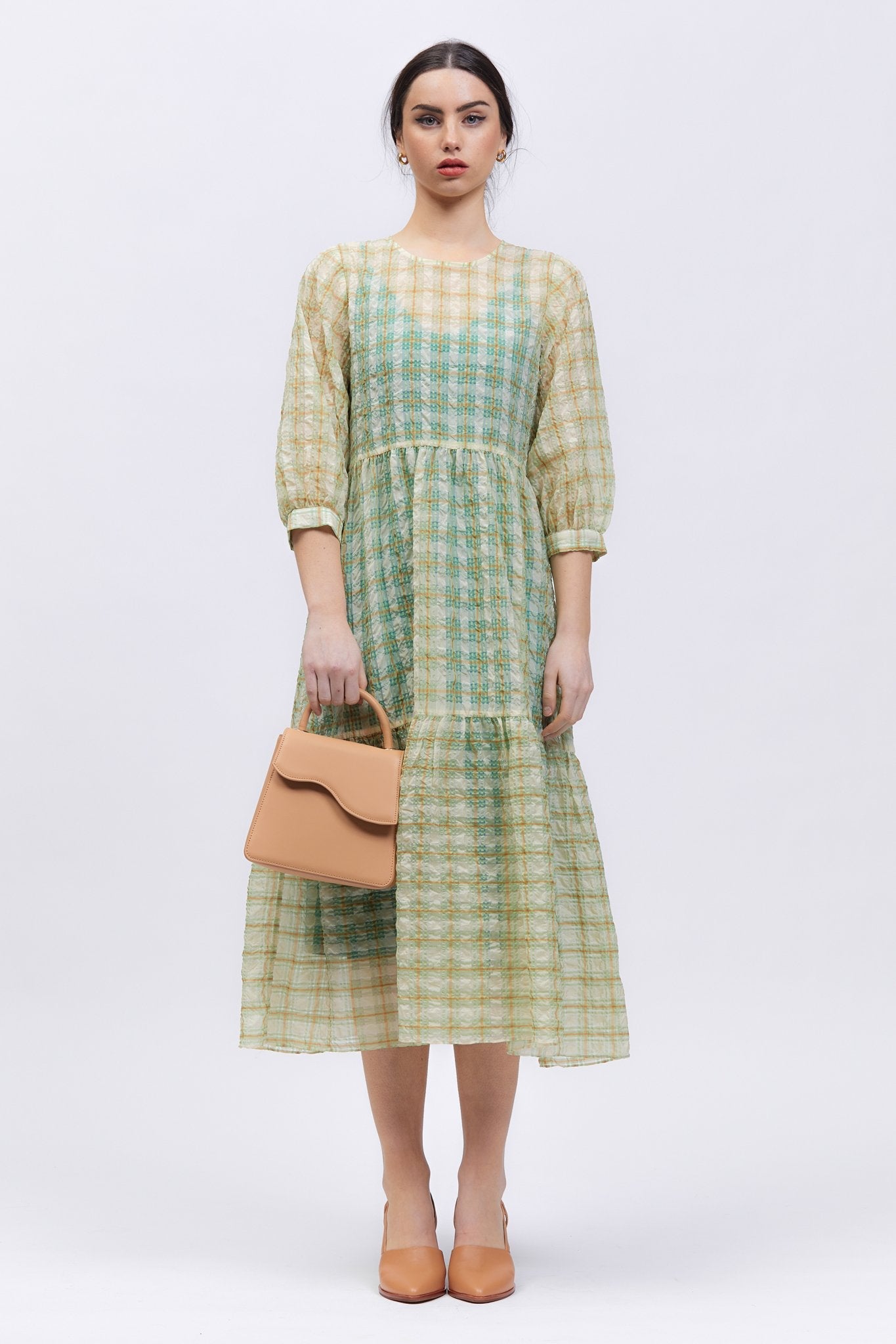 Tacoron Dress Green Check