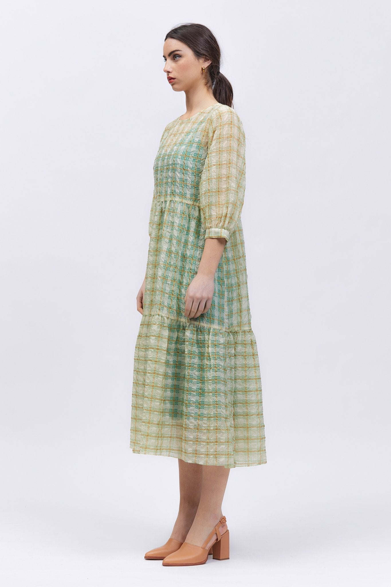 Tacoron Dress Green Check