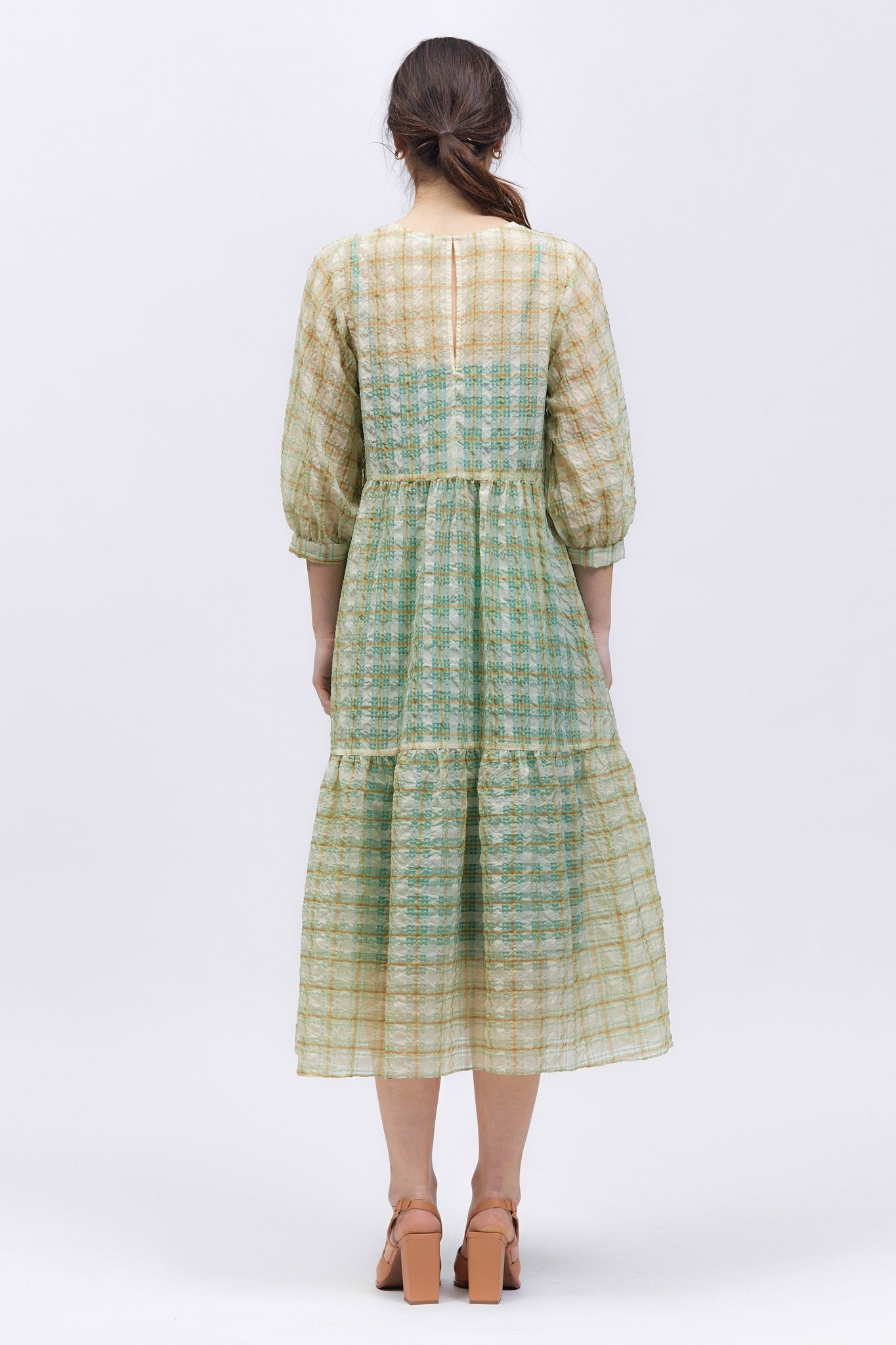 Tacoron Dress Green Check