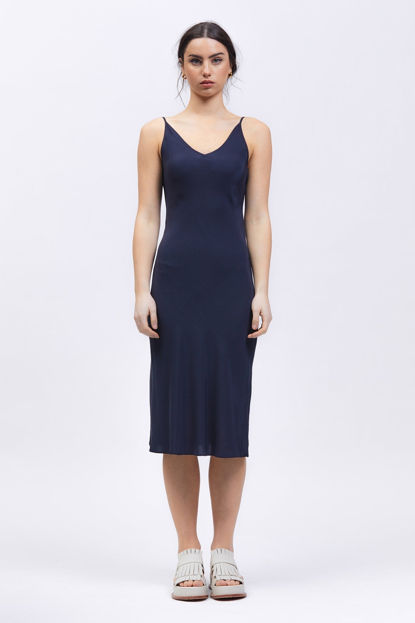 Tacoron Dress Navy/White Check