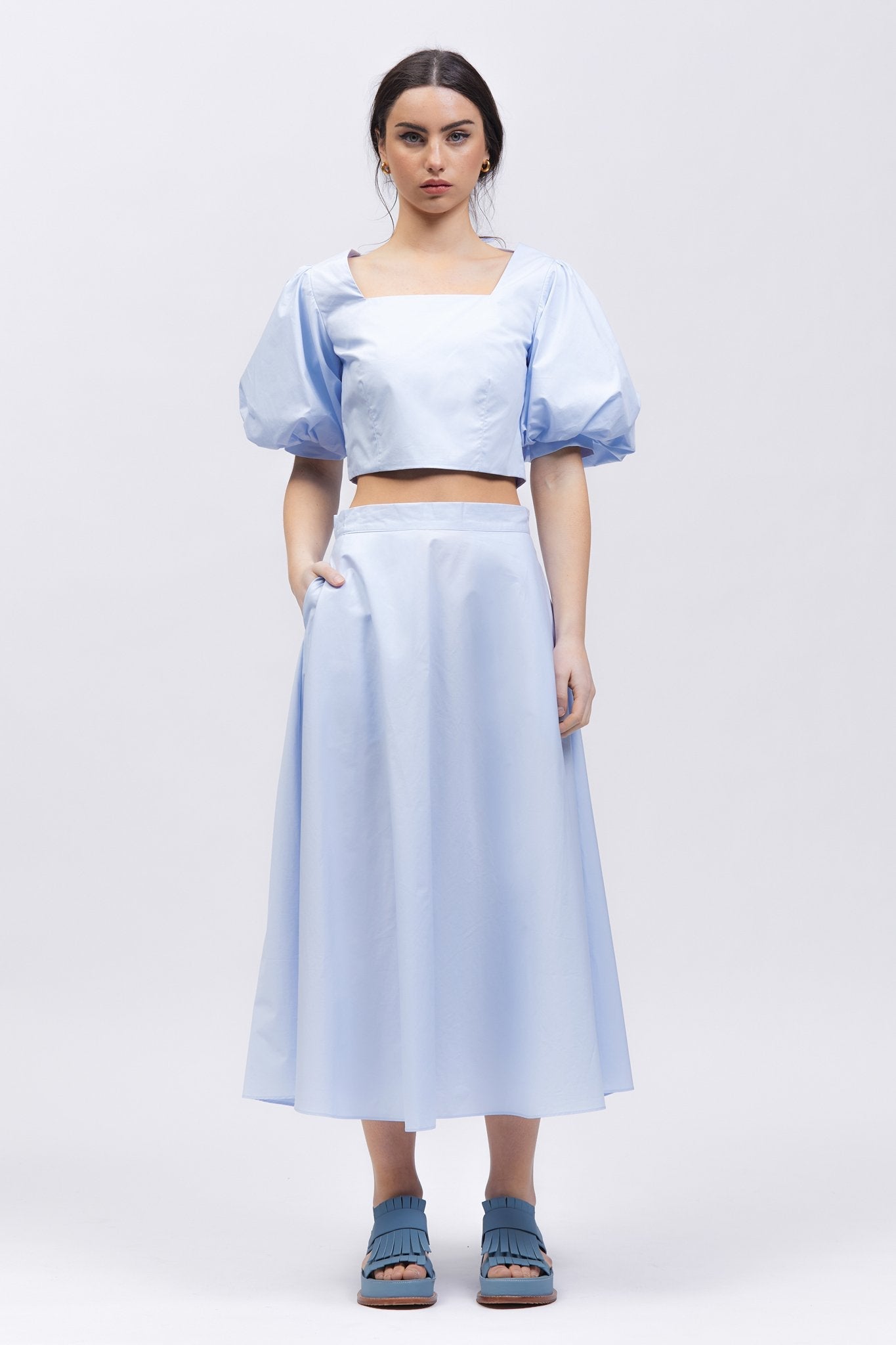 Taibique Skirt Light Blue