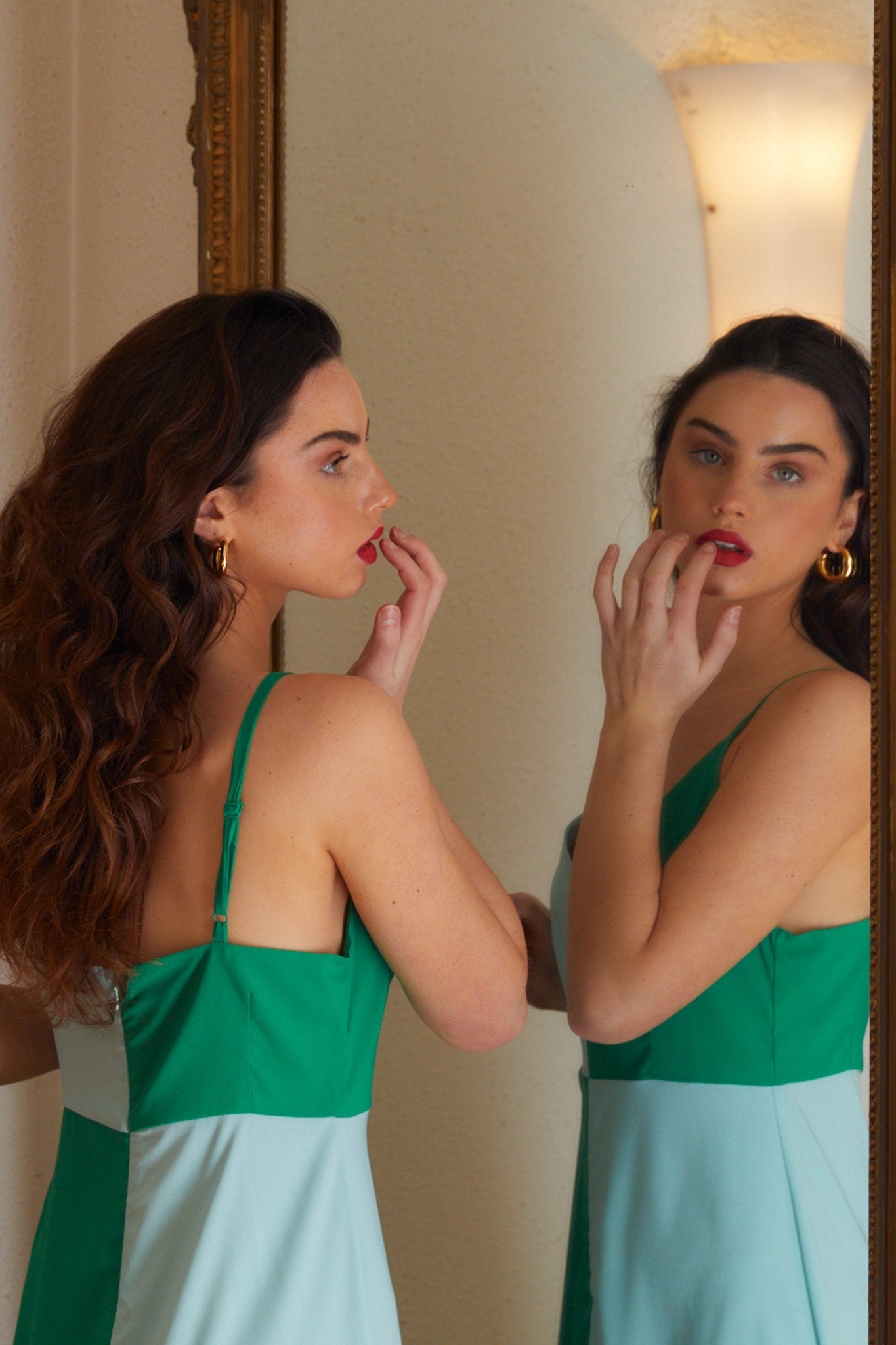 Somport Dress Green/Mint