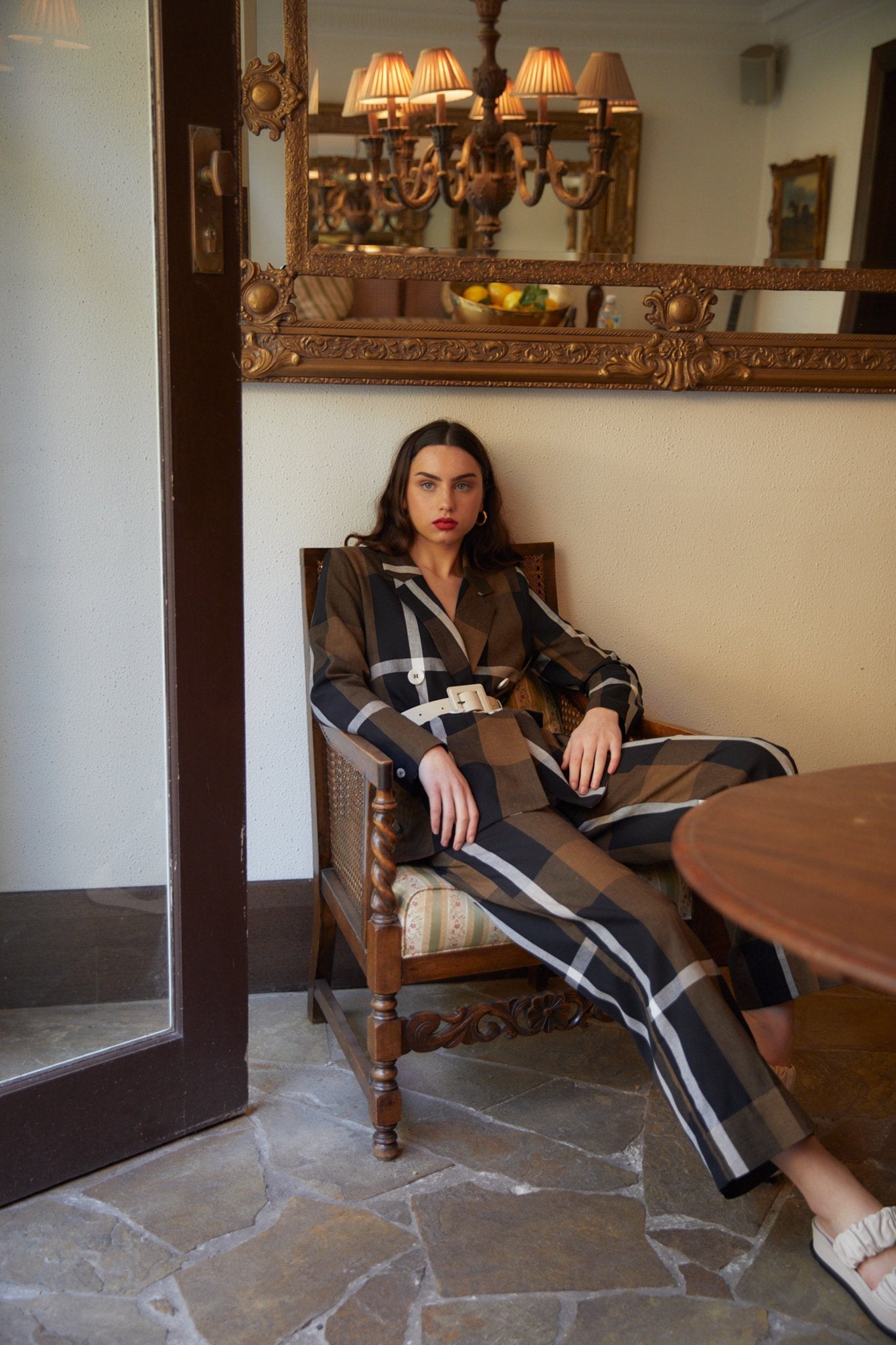 Restinga Blazer Brown Check